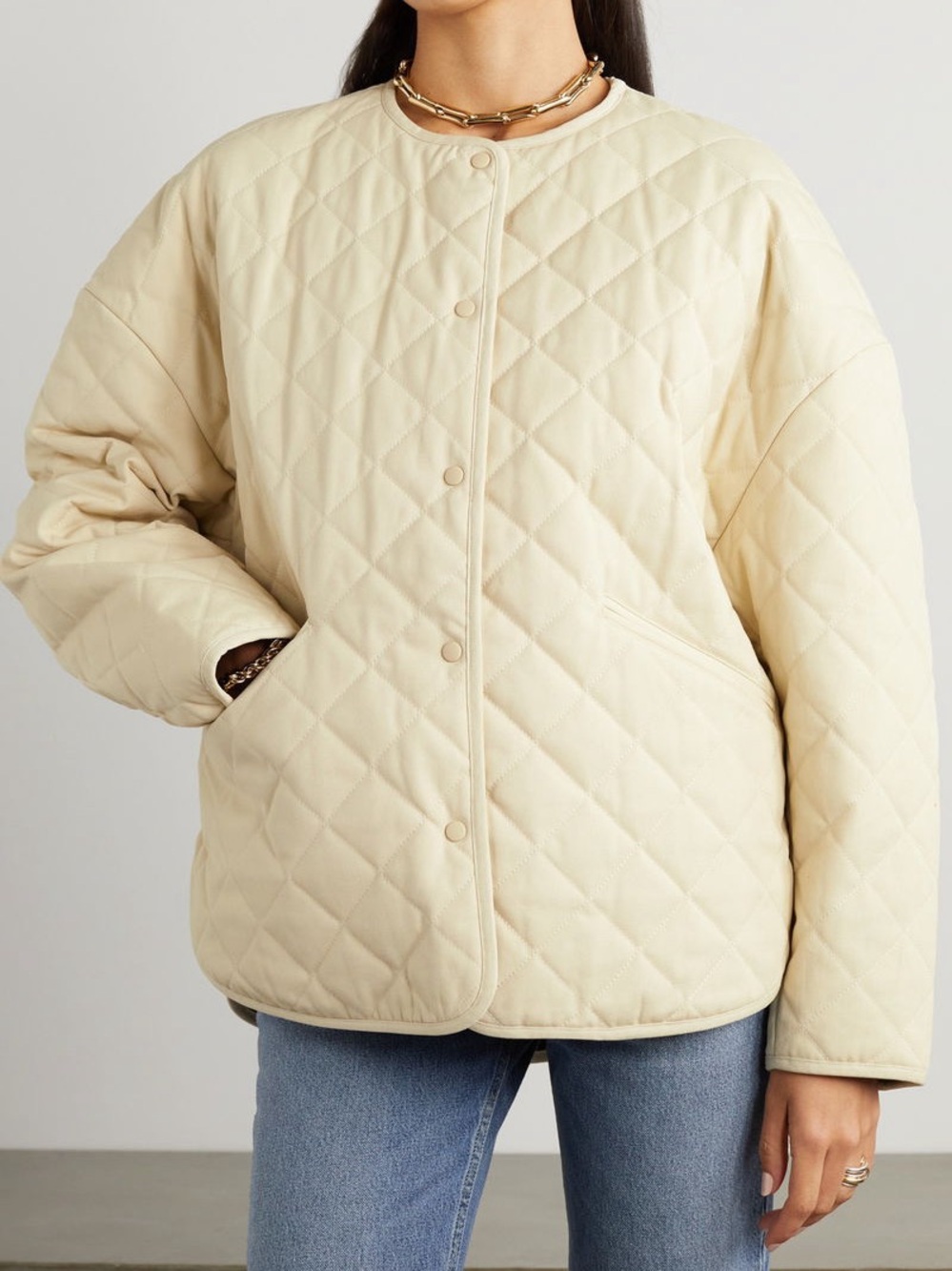 Toteme Quilted Cotton Canvas Jacket sz 32